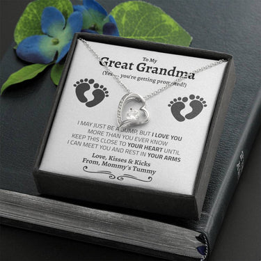 Great Grandma to Be Forever Love Necklace - Love You This Much